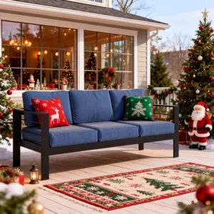 Brandtley Aluminum Patio Sofa